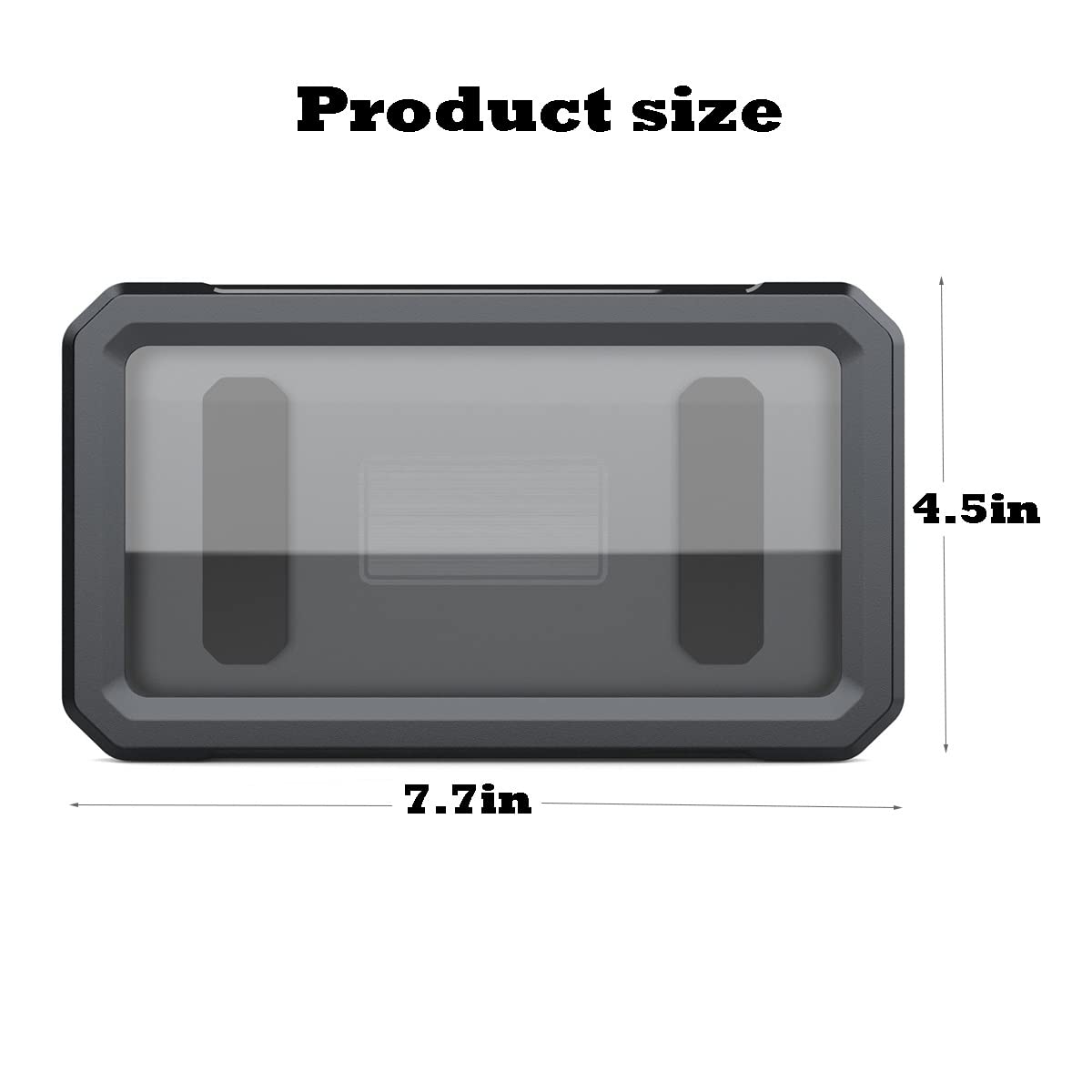 360° Rotating Waterproof Phone Holder - Anti-Fog Touch Screen Shower Case - Universal Wall Mount for Bathroom & Kitchen - Perfect for Watching Videos & Hands-Free Calling While Showering (Black)