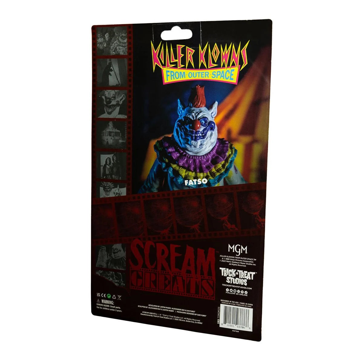 Fatso Killer Klowns From Outer Space Action Figure - Collectible Horror Movie Character for Fans & Scary Decor