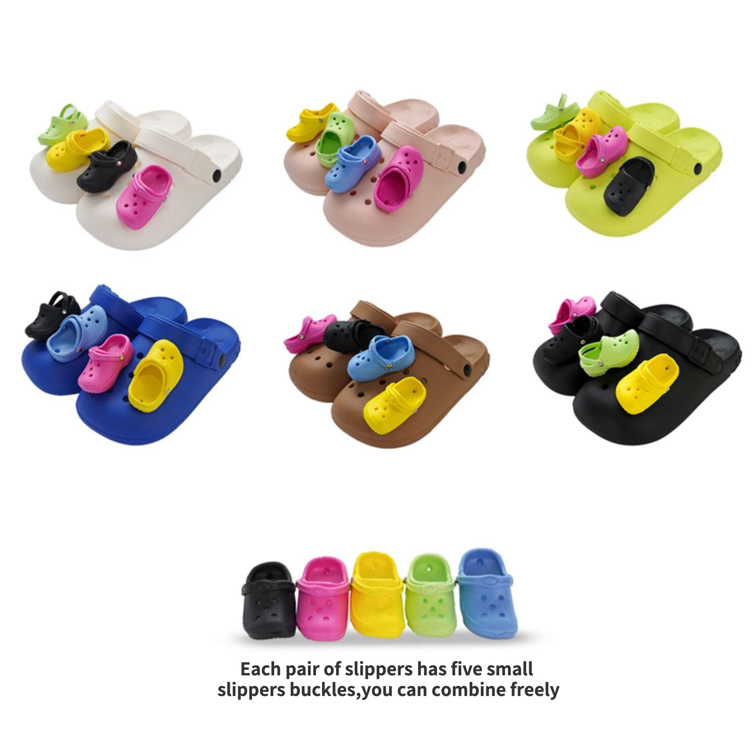 CEINOM Unisex Garden Clogs - Breathable Mesh Slippers & Sandals for Outdoor, Beach, and Summer Wear - Comfortable Mini Clogs for Gardening, Poolside, and Casual Use