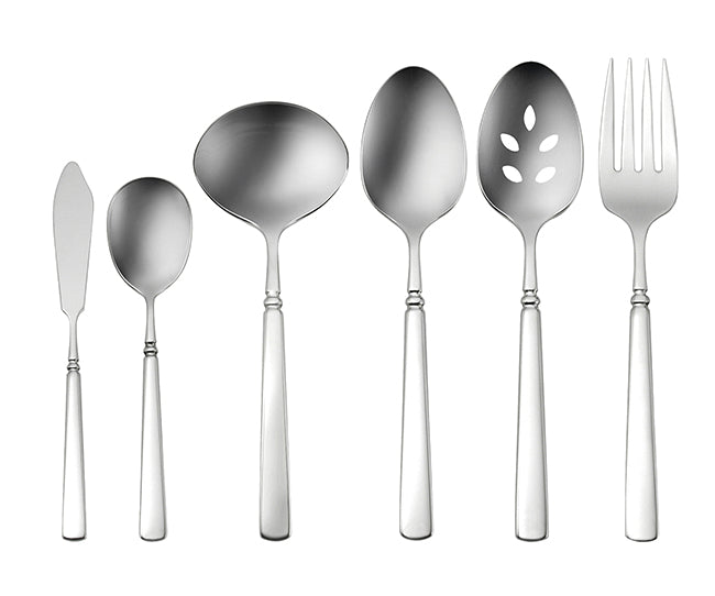 Easton 6-Piece Hostess Serving Set - Stainless Steel Appetizer Forks & Spoons for Dinner Parties, Weddings, and Catering Events