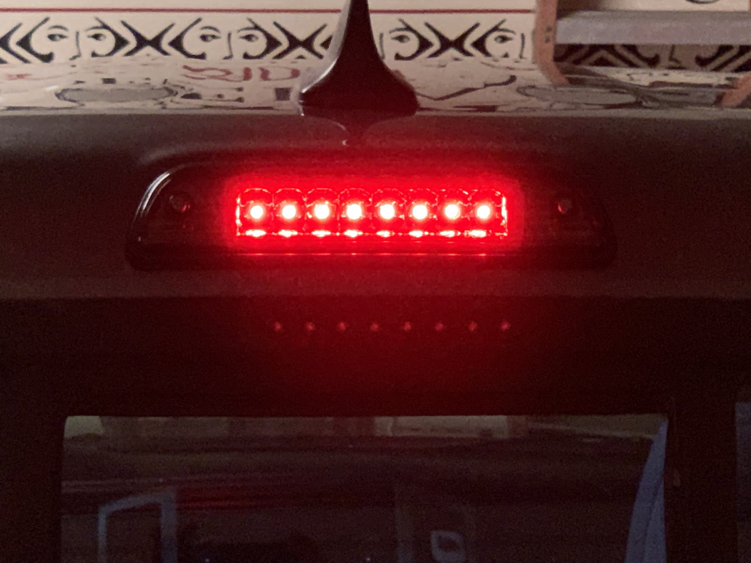 Dark Red Lens Full LED High Mount Third Brake Light for Toyota Tacoma - Durable & Bright Stop Light for Enhanced Safety - Perfect for Off-Roading & Night Driving