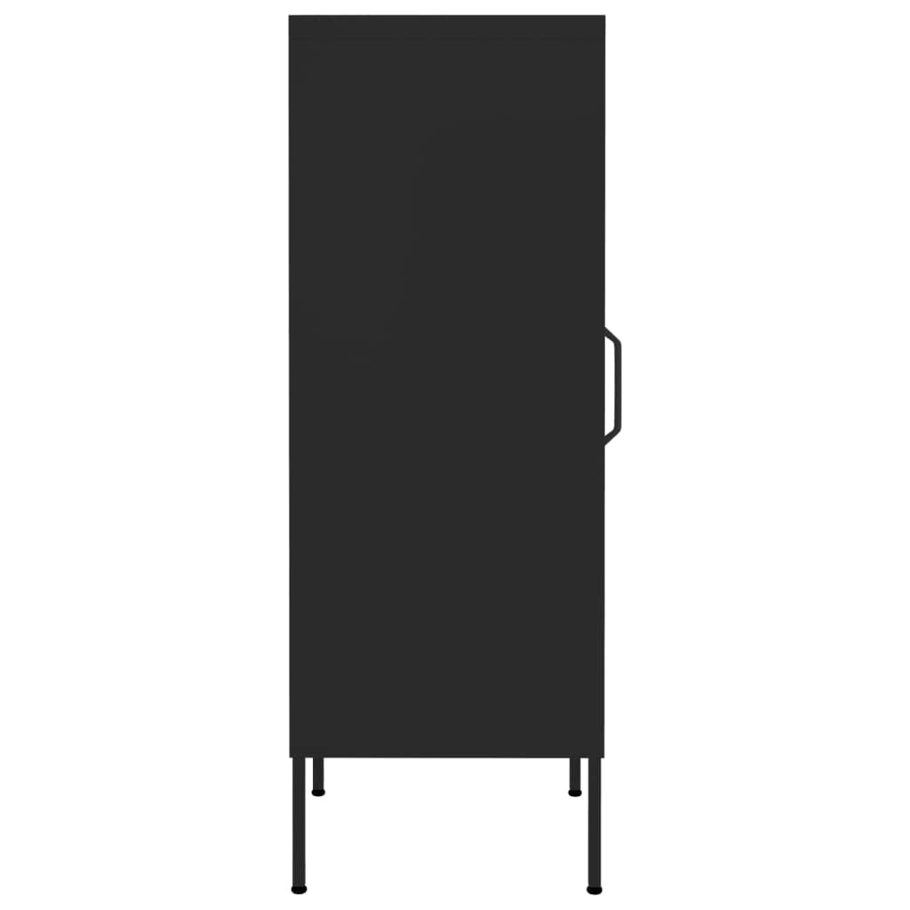 Black Steel Storage Cabinet 16.7