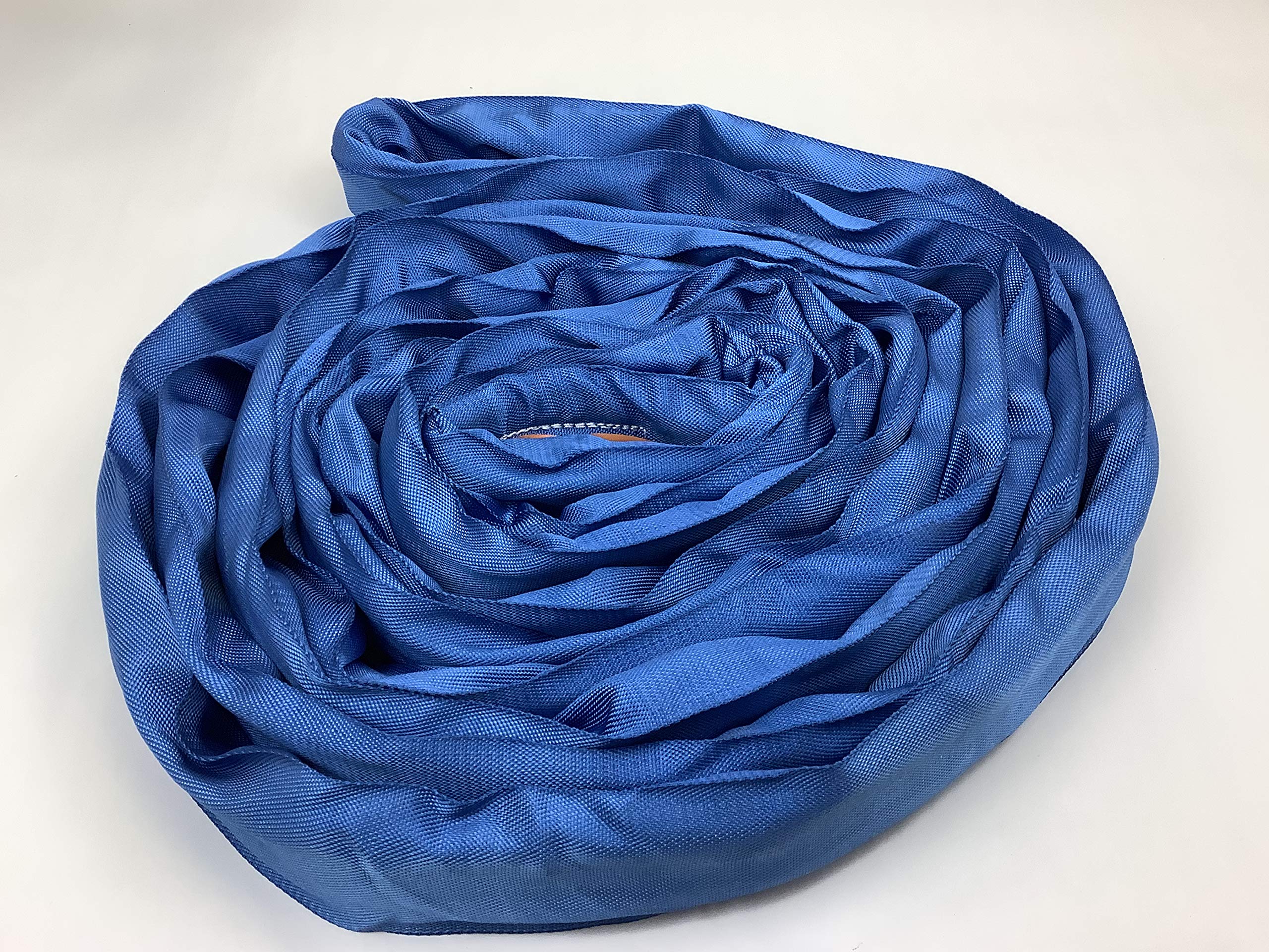 20 ft Endless Round Sling - 21,200 lb Vertical & 42,400 lb Basket WLL - Heavy Duty Blue Lifting Sling for Towing, Construction, and Industrial Use - AutoHauler Supply
