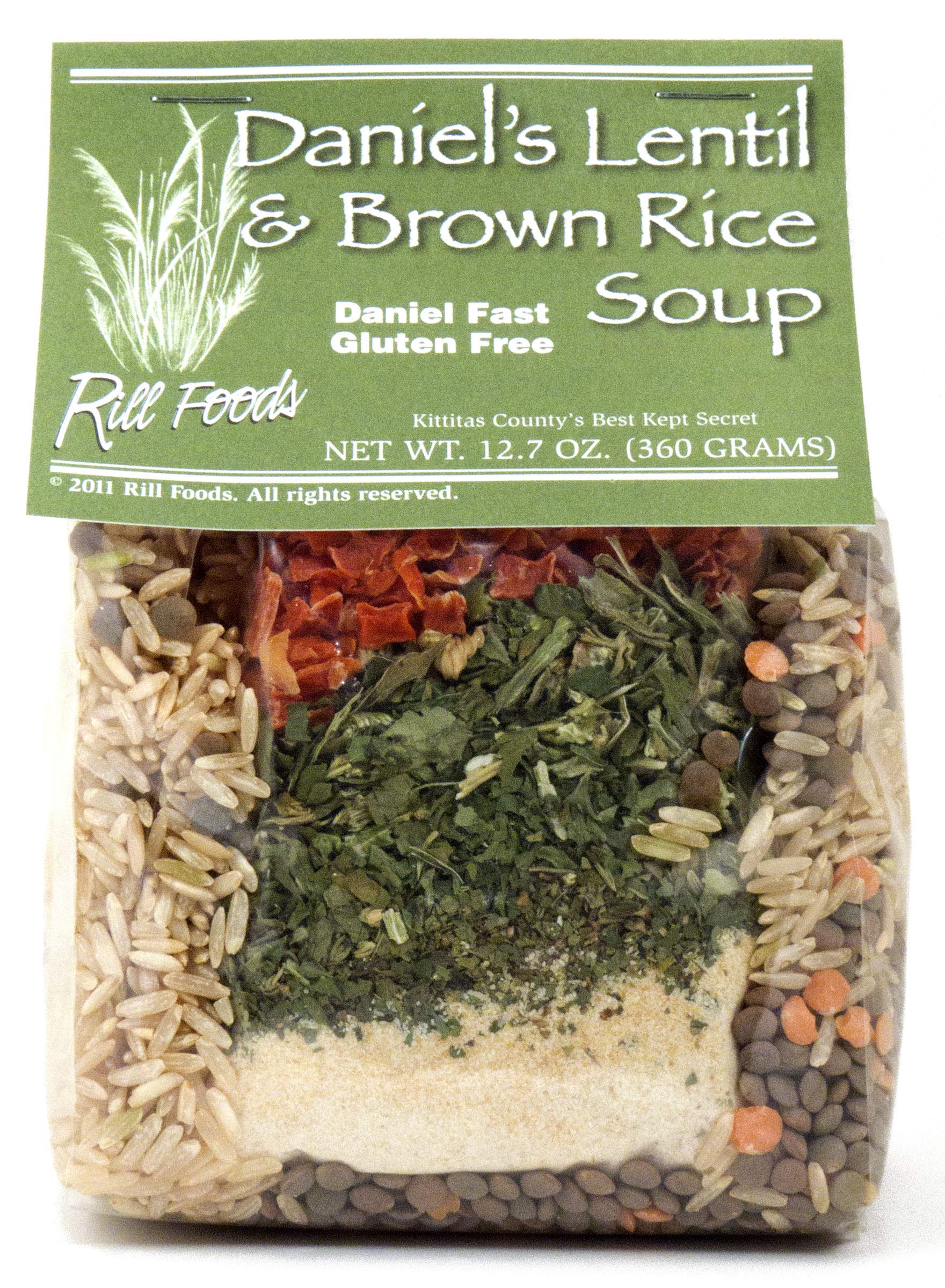 Organic Daniel's Lentil & Brown Rice Soup Mix - 12.7 oz | Vegan, Gluten-Free, High Protein | Quick & Healthy Meal Prep for Camping, Office Lunch & Busy Weeknights