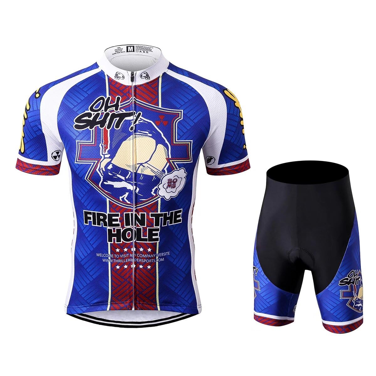Men's Mountain Bike Short Sleeve Cycling Jersey - Breathable & Quick-Dry for Outdoor Sports & Thrill Riding | Perfect for Trail Adventures & Road Cycling