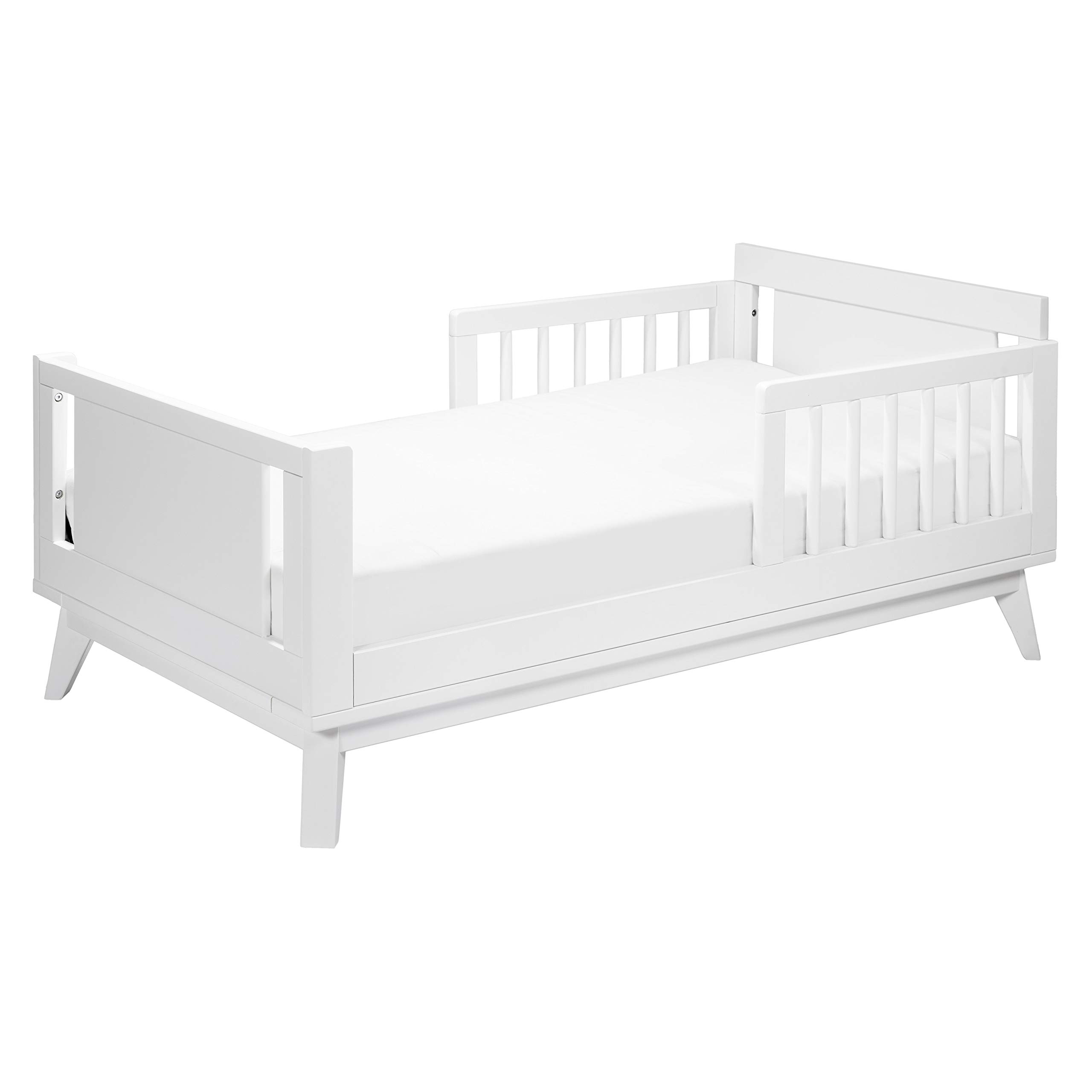 Babyletto White Hudson & Scoot Crib to Junior Bed Conversion Kit – Safe Toddler Bed Rail for Nursery Room Transition