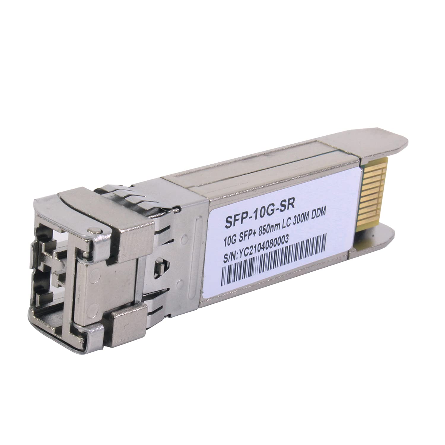 10-Pack 10GBase-SR SFP+ Transceiver Modules - 10G 850nm Multi-Mode LC Fiber Optic (MMF) up to 300m - Compatible with Cisco SFP-10G-SR, Meraki MA-SFP-10GB-SR, Ubiquiti UF-MM-10G, MikroTik, Netgear, D-Link - Ideal for Data Centers, Enterprise Networks & High-Speed Server Connections
