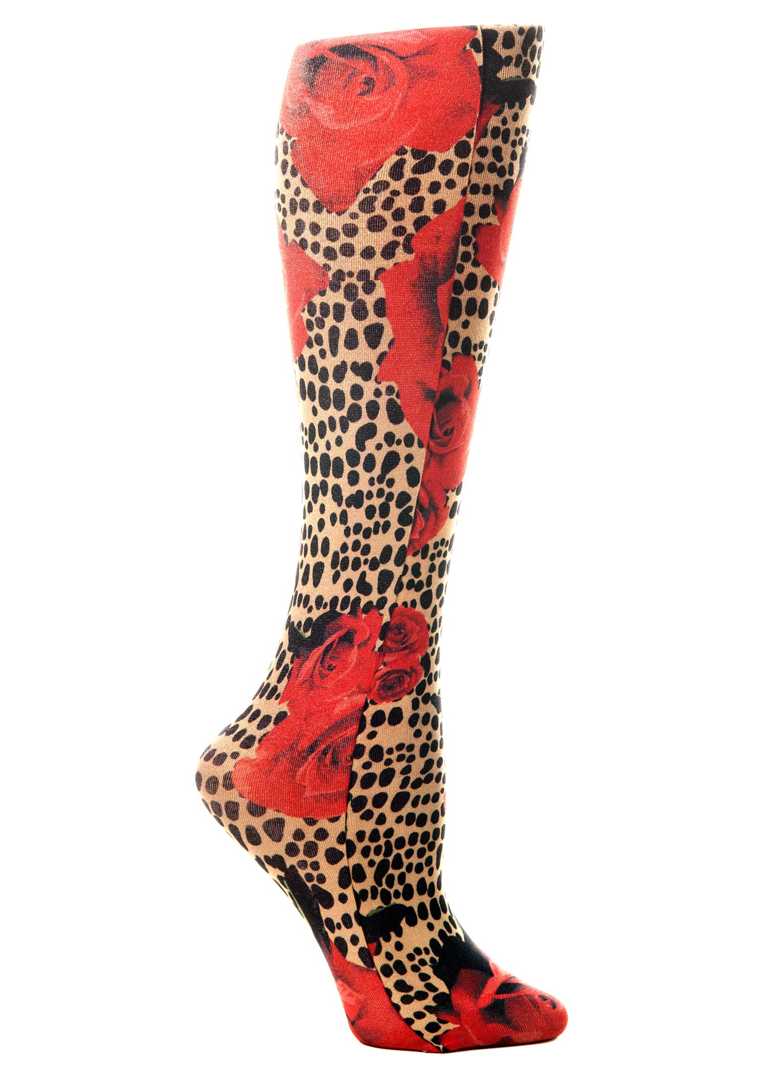 Celeste Stein Therapeutic Compression Socks 8-15 mmHg for Women & Men - Marla Style - Lightweight 0.6 oz - Improve Circulation & Reduce Swelling - Perfect for Travel, Running, Nursing & Recovery