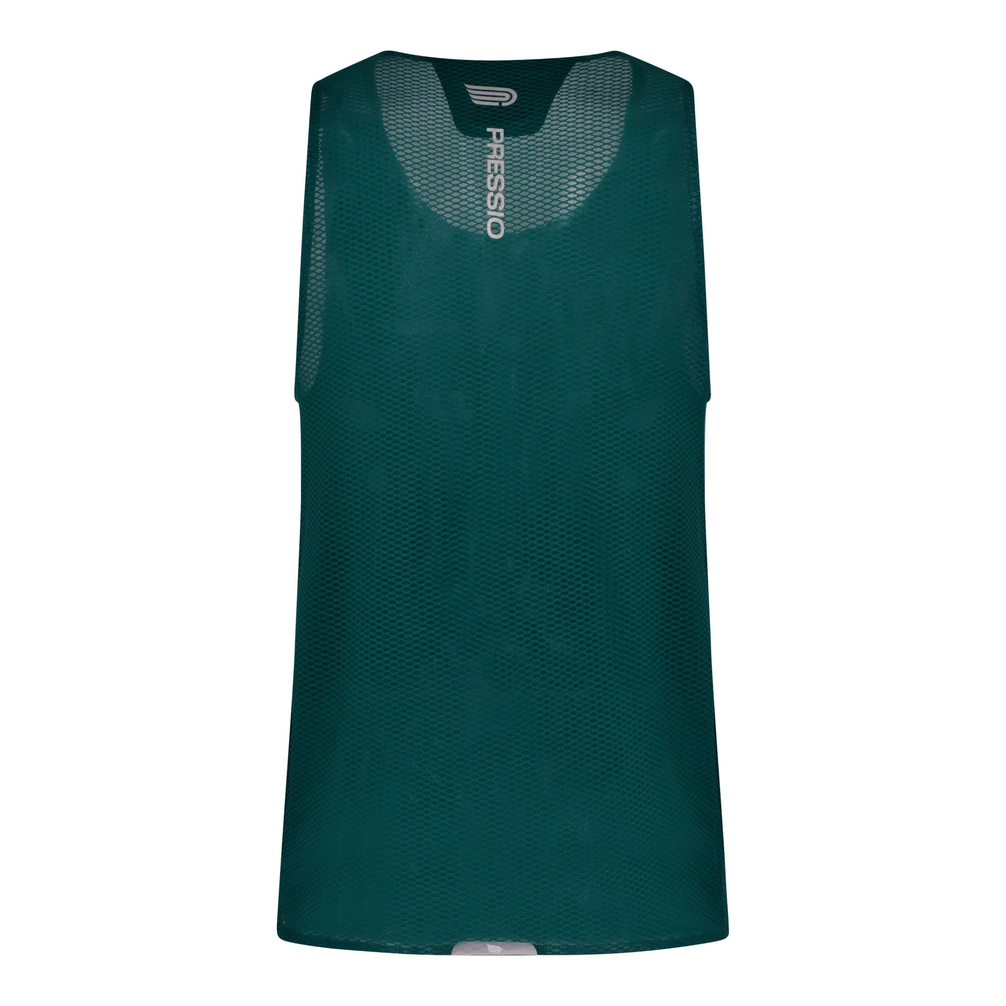 Pressio Men's Running Singlet - Lightweight Performance Top for Marathon & Training - SPR/SLV - Ideal for Runners, Jogging & Gym Workouts