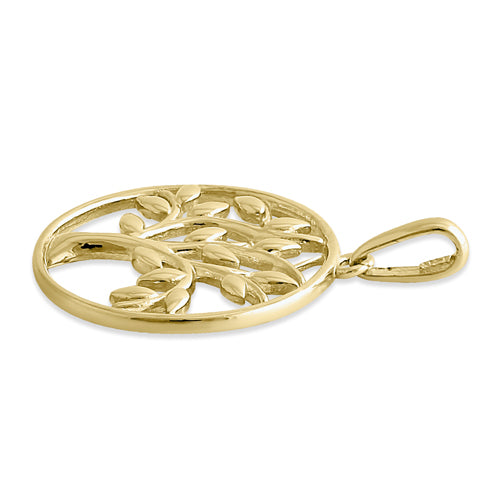 14K Yellow Gold Tree of Life Pendant Necklace for Women - Elegant Nature-Inspired Jewelry Gift for Birthday, Anniversary & Special Occasions