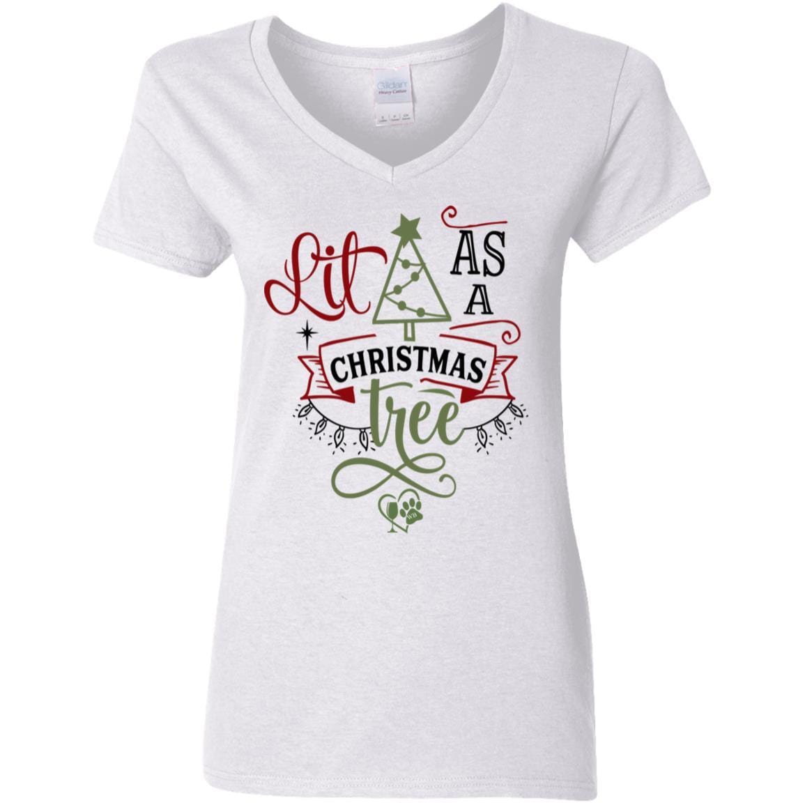 WineyBitches.Co Women's 5.3 oz V-Neck T-Shirt - Soft Cotton Casual Tee for Everyday Wear, Lounge & Outfits