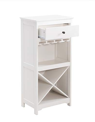 2L White Paxton Cabinet - Modern Storage Solution for Kitchen, Bathroom, or Office Organization