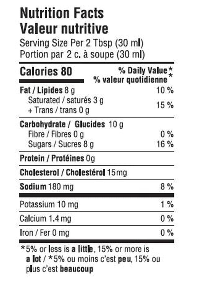 Gourmet Salted Caramel Whisky Dessert Sauce - Premium Dessert Topping for Ice Cream, Pancakes & Cocktails