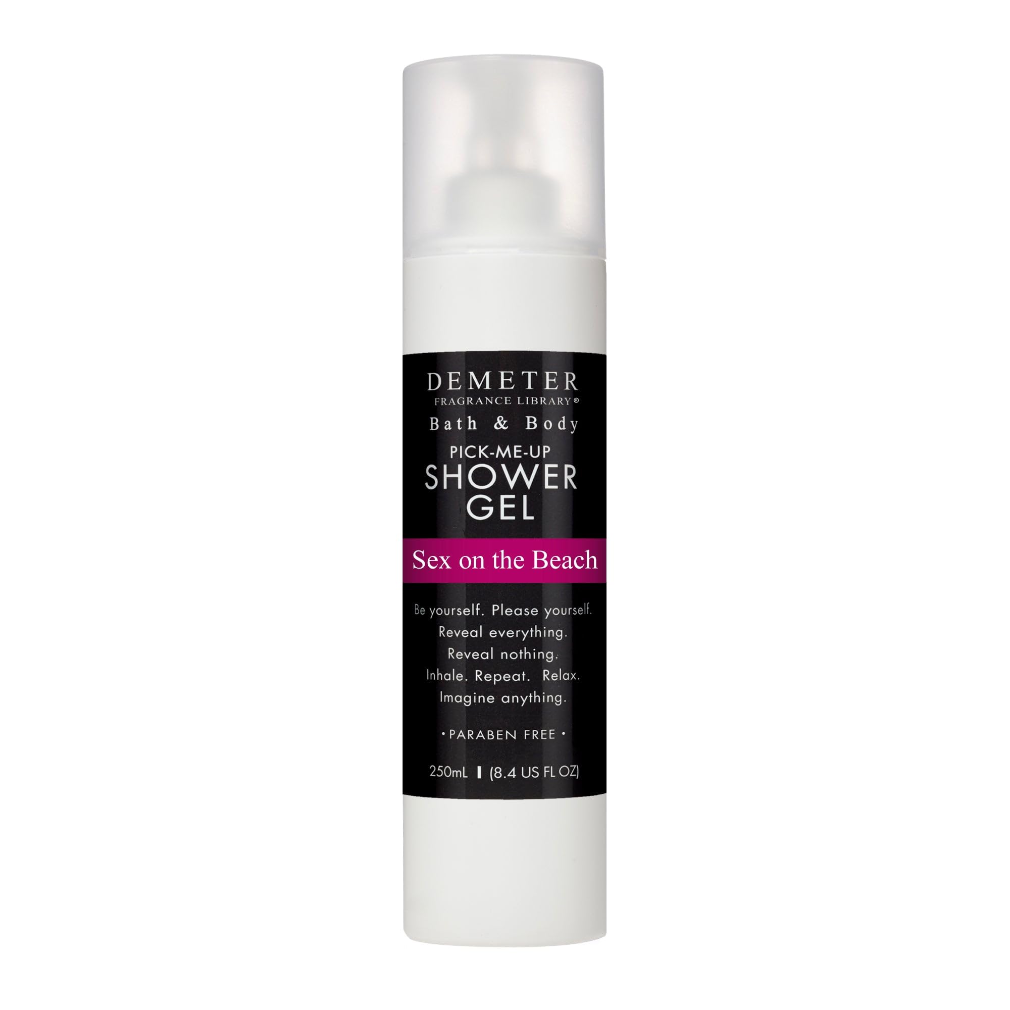 DEMETER Sex On The Beach Shower Gel 250ml/8.4oz - Tropical Coconut & Citrus Body Wash for Women & Men - Refreshing Bath & Shower Gel for Summer Vacation & Spa Days