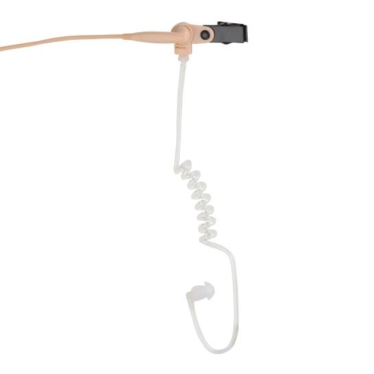 Motorola PMLN7270 2-Wire Earpiece with Quick Disconnect (QD) - Beige | Secure Communication Headset for Call Centers, Offices & Customer Service Professionals