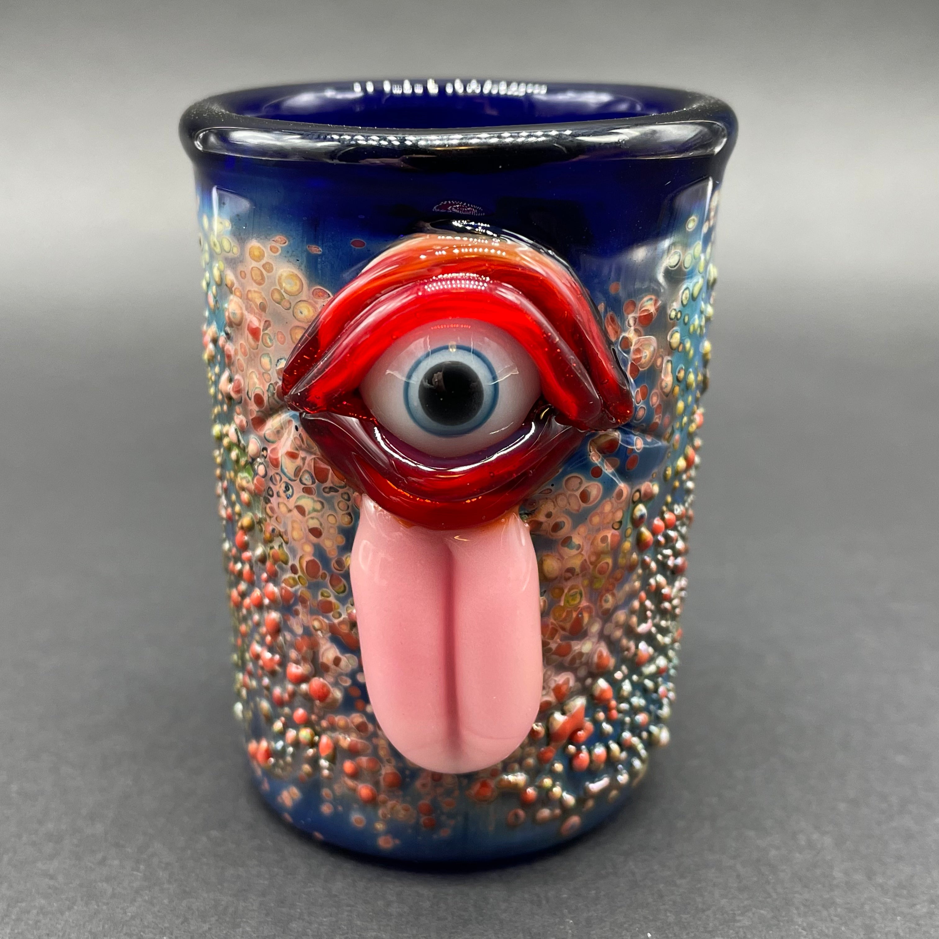 Funny Eye Tongue Shot Glass - Novelty Drinking Glass for Parties, Halloween & Gag Gifts - Perfect for Cocktails, Shots & Bar Accessories