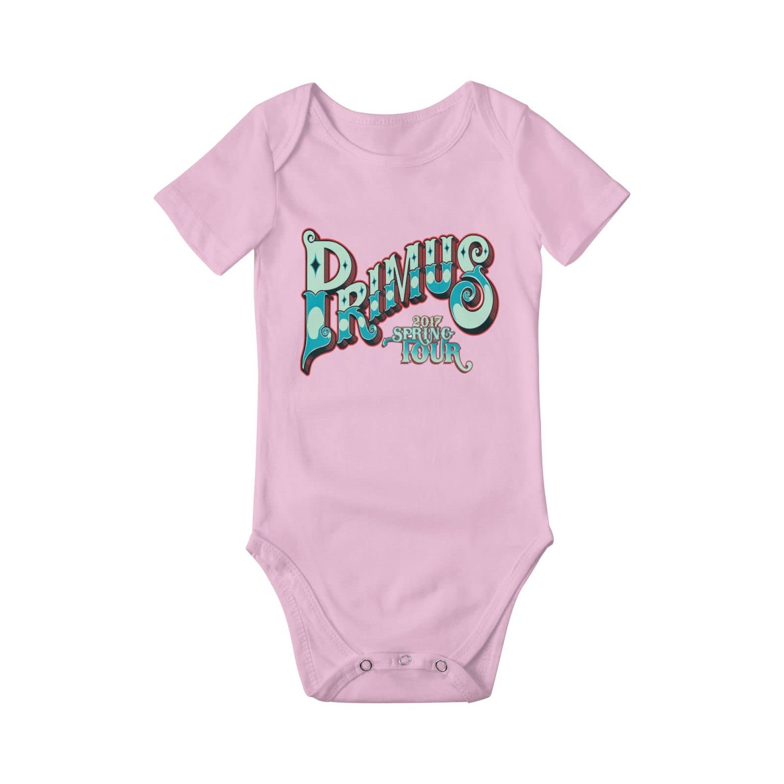 Priimus Band Baby Onesie - Soft Cotton Unisex Newborn Romper with 3D Print, Short-Sleeve Bodysuit for 0-12 Months | Cute & Comfortable Outfit for Baby Girls & Boys - Perfect for Playtime, Photos & Everyday Wear