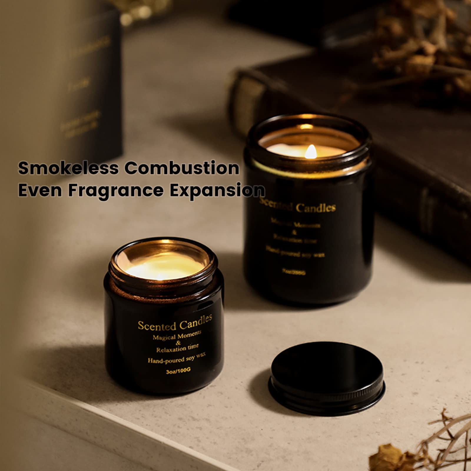 Citronella Scented Soy Candle - 7oz Premium Aromatic Candle for Home, Gifts & Outdoor Use - Long Lasting 40-Hour Burn Time - Natural Mosquito Repellent & Weed Odor Eliminator - Perfect for Patio, Garden, and Indoor Spaces