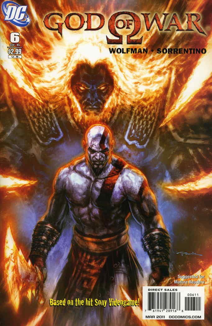 God of War #6 VF/NM Comic Book - DC Comics Based on Sony Video Game - Perfect for Collectors, Gifts & Gaming Enthusiasts