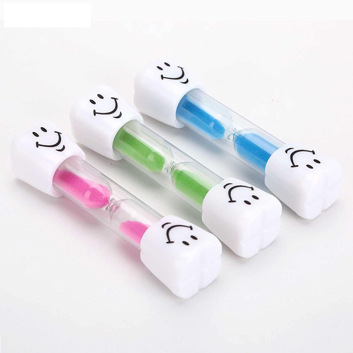 10-Pack Kids Toothbrush Timer with 3-Minute Sandglass - Fun Dental Hygiene Tool for Children's Brushing Routine - Perfect Gift for Encouraging Healthy Smiles at Home or School