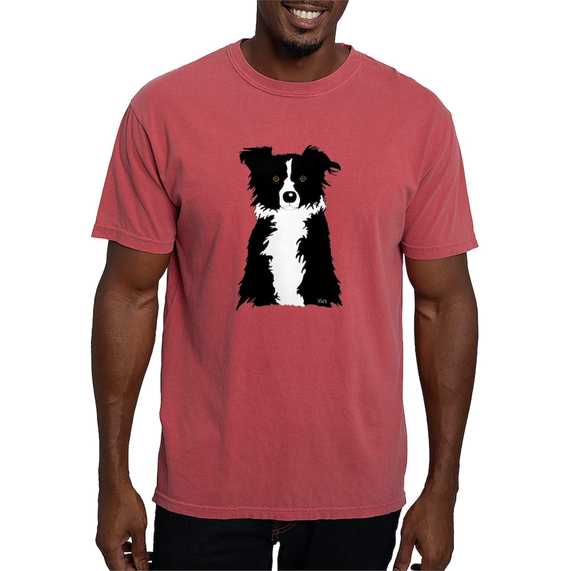 Border Collie T-Shirt for Men - Comfort Colors® Soft Cotton Tee - Perfect for Dog Lovers, Casual Wear & Outdoor Activities