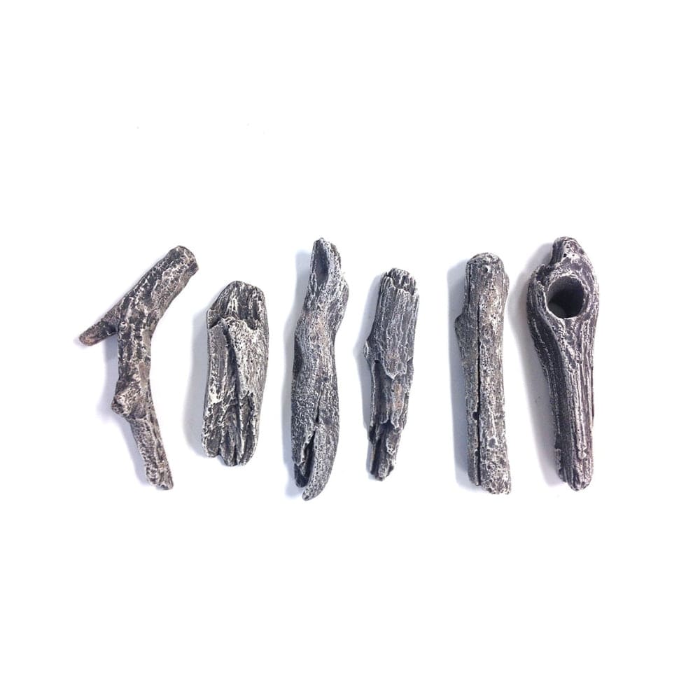 Montigo Driftwood Kit for Gas Fireplaces - Natural Wood Log Set with Realistic Flames (Model LGS59) - Perfect for Indoor Fireplace Decor, Living Room Ambiance, and Cozy Home Heating