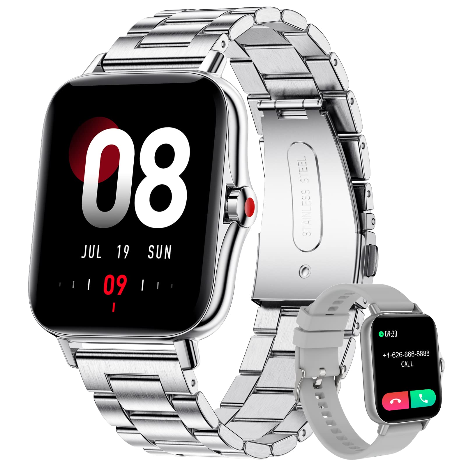 LIGE Smart Watch for Men with Bluetooth Call, 1.69