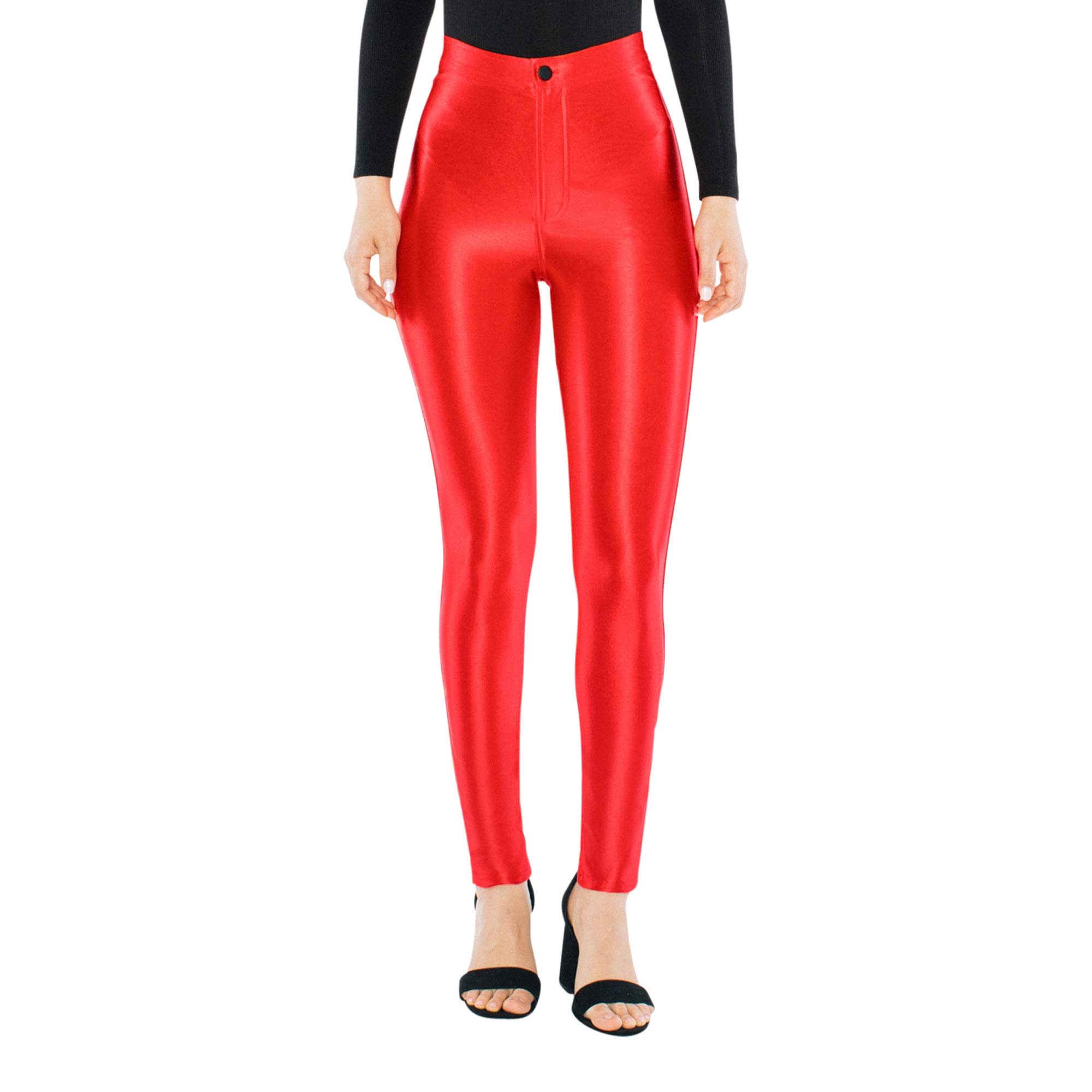 American Apparel Women's The-Disco Pant - High Waisted Flare Pants for Women | Retro 70s Style Party Pants | Perfect for Dancing, Concerts & Vintage Fashion Outfits