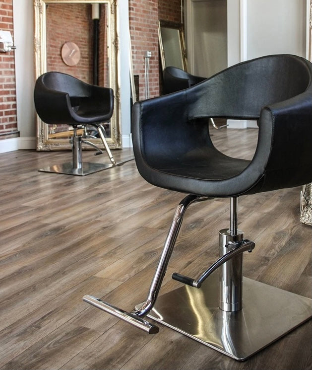 Luna Salon Chair - Professional Hydraulic Styling Chair for Hairdressers & Barbers - Adjustable Height & Swivel Base - Perfect for Salons, Barber Shops & Home Use