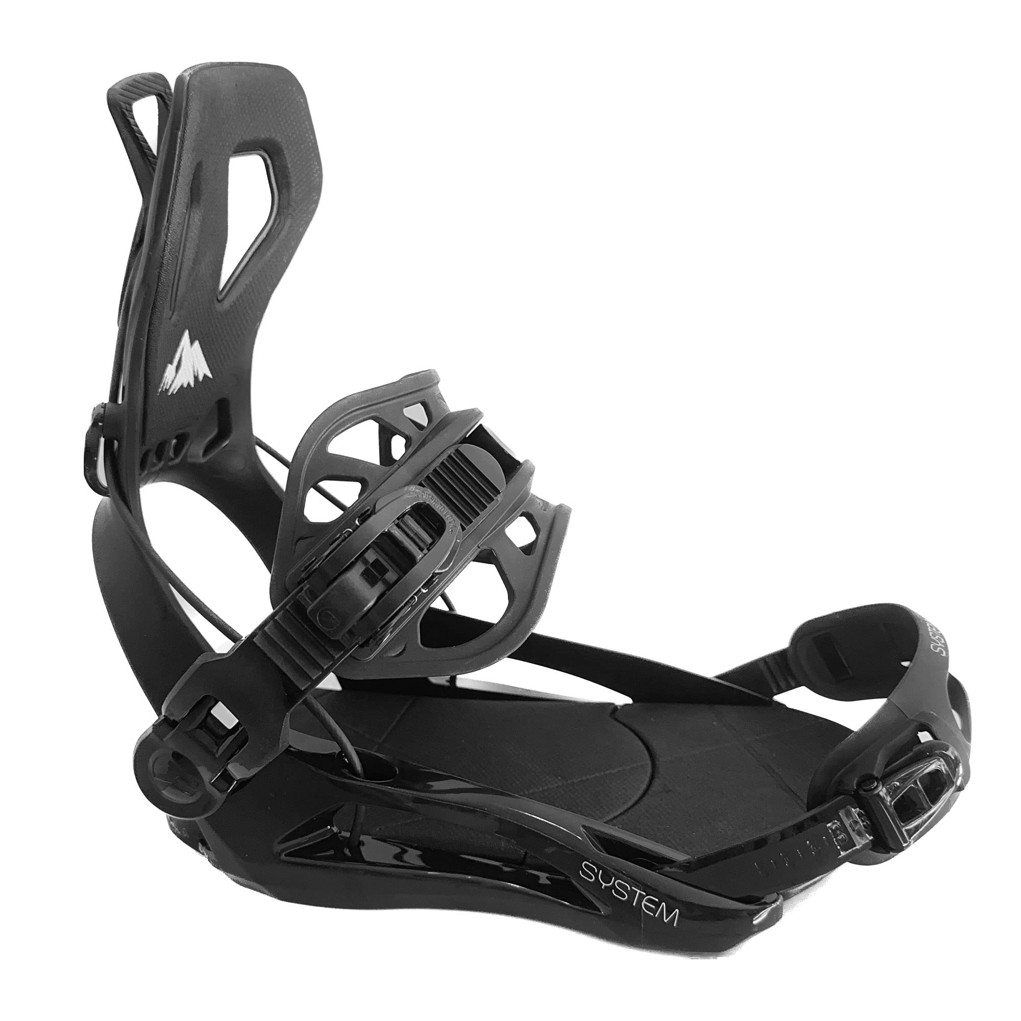 Ultra Lightweight Men's Rear Entry Snowboard Bindings - Step-In Style for Easy Use | 2025 Model | Perfect for Freestyle & All-Mountain Riding