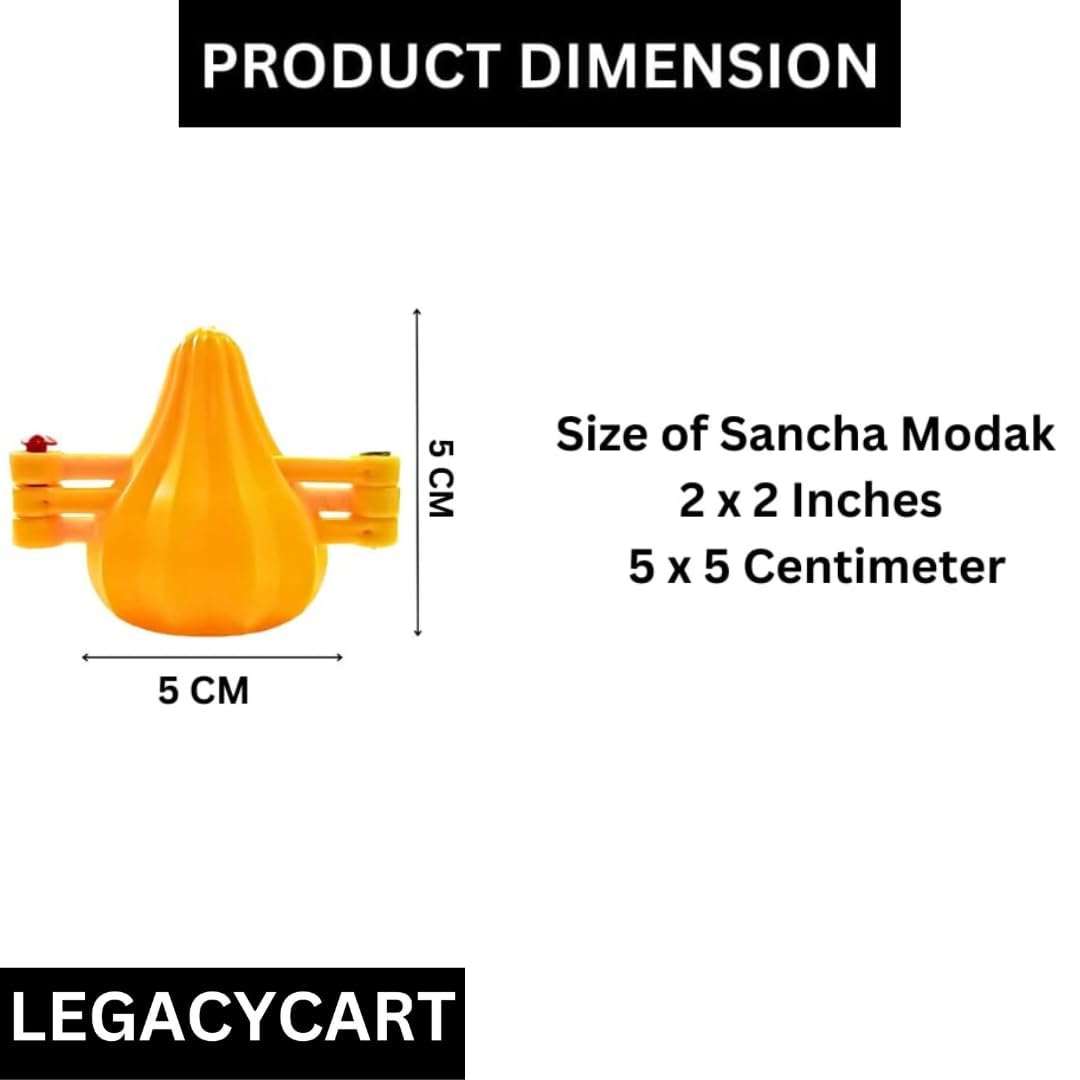 LEGACYCART 8-Piece Plastic Modak Maker Set - Food Grade Sacha Modak Mould for Chocolate & Mithai - Includes Key & Filling Sancha - Perfect for Indian Sweets, Festivals & Home Baking
