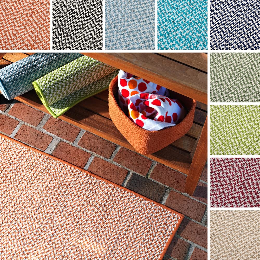 Colonial Mills Crisscross Indoor/Outdoor Area Rug 2' x 8' Runner in Lime Green - Durable & Stylish for Hallways, Patios & Entryways