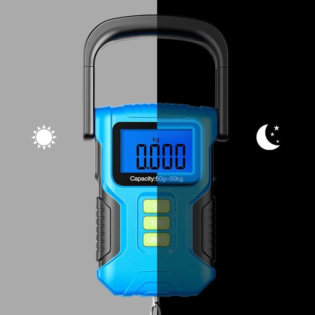 Portable Digital Luggage Scale - Accurate Hanging Baggage Scale for Travel, Hunting, Fishing & Outdoor Adventures - Perfect for Airports, Camping & Farm Use