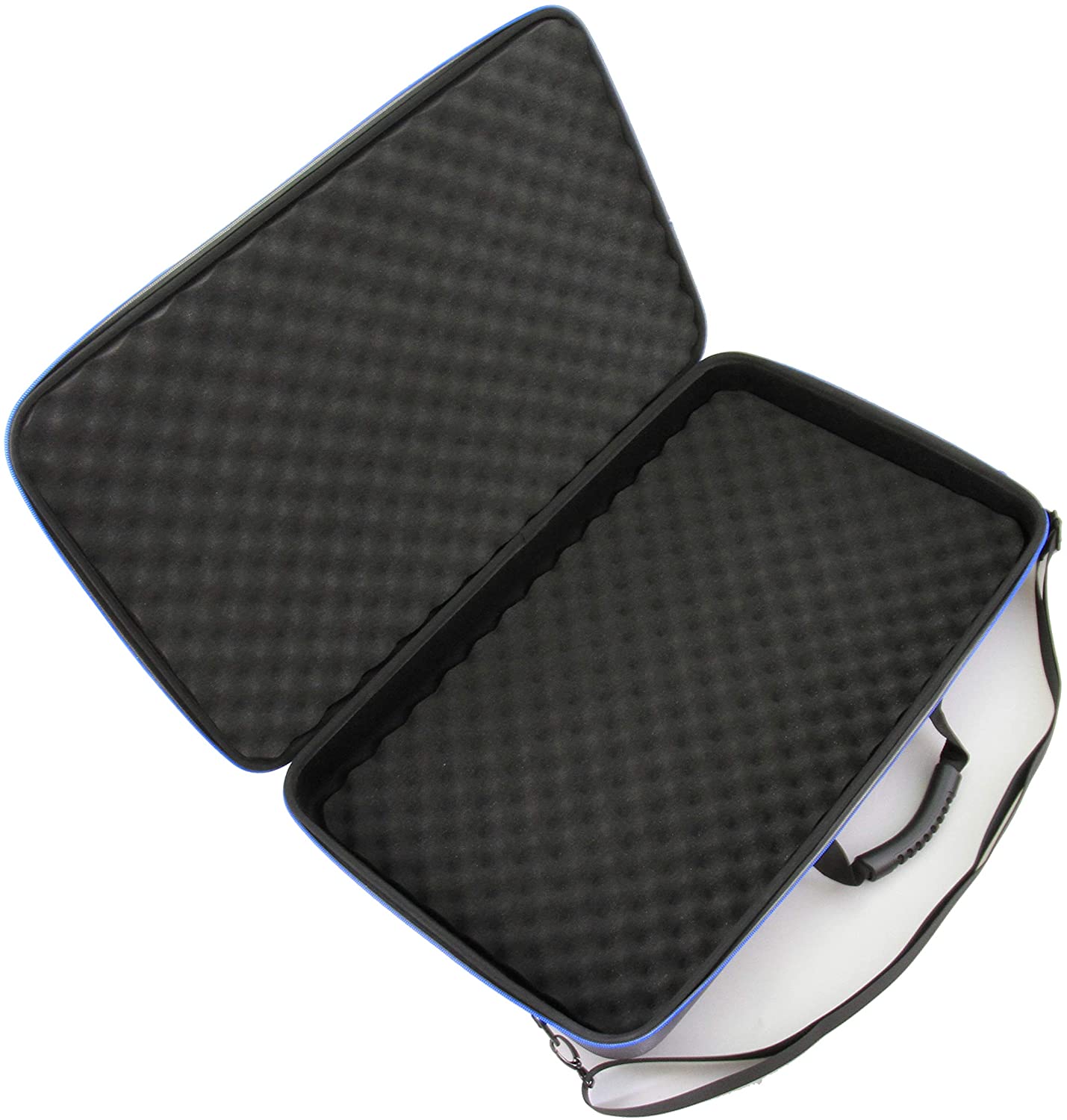 CASEMATIX DJ Controller Travel Case - Hard Shell Mixer Carrying Case Compatible with Hercules Inpulse 500, with Shoulder Strap & Impact Absorbing Foam - Perfect for DJ Gigs, Travel & Equipment Protection