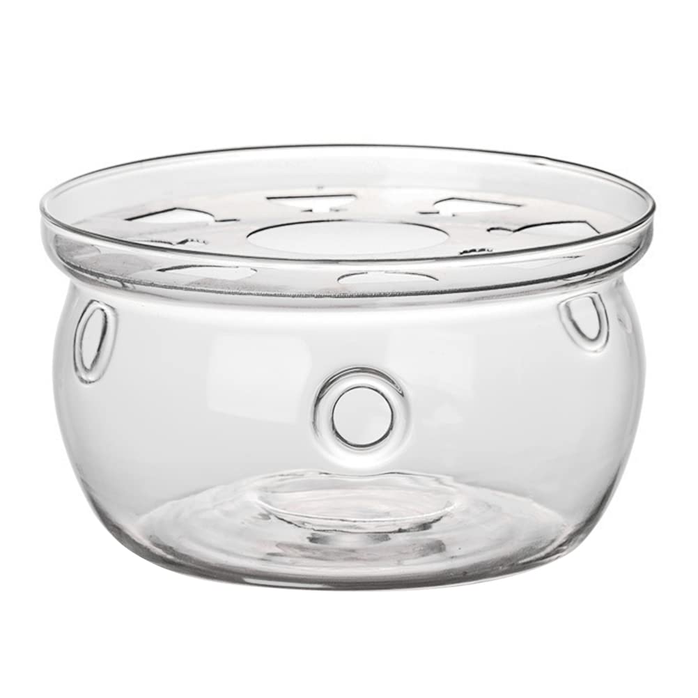 LUOZZY Universal Glass Tea Warmer Base - Electric Teapot Warmer for Home, Office & Desktop - Perfect for Keeping Tea Hot During Work, Study or Relaxation