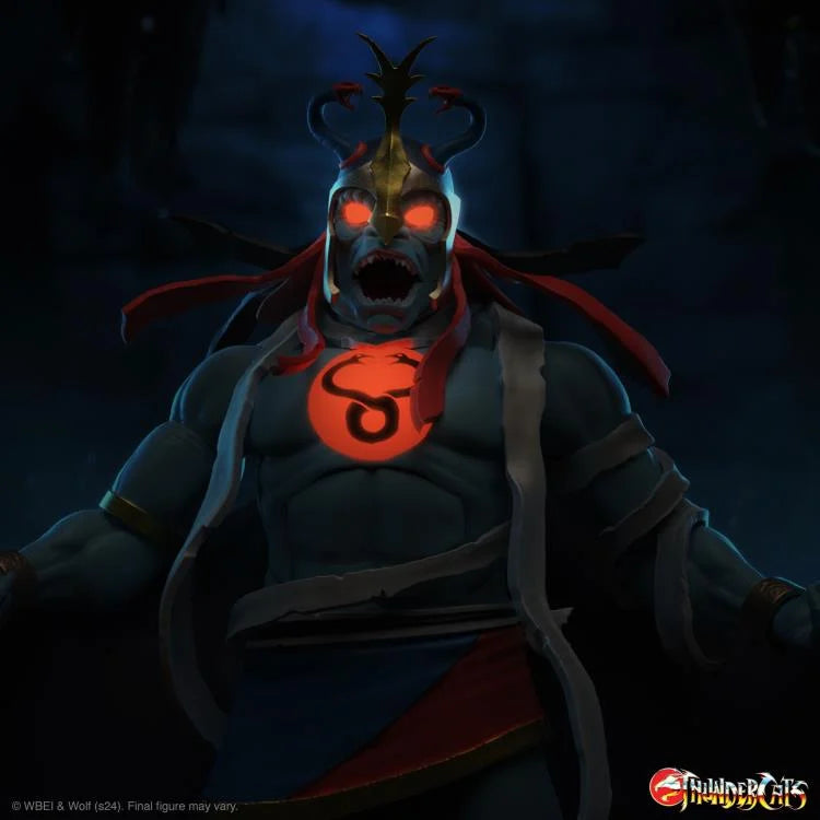 Mumm Ra (LED Eyes) ThunderCats ULTIMATES! 7-Inch Collectible Action Figure with Light-Up Feature - Perfect for Display, Toy Photography, and ThunderCats Fans Collection