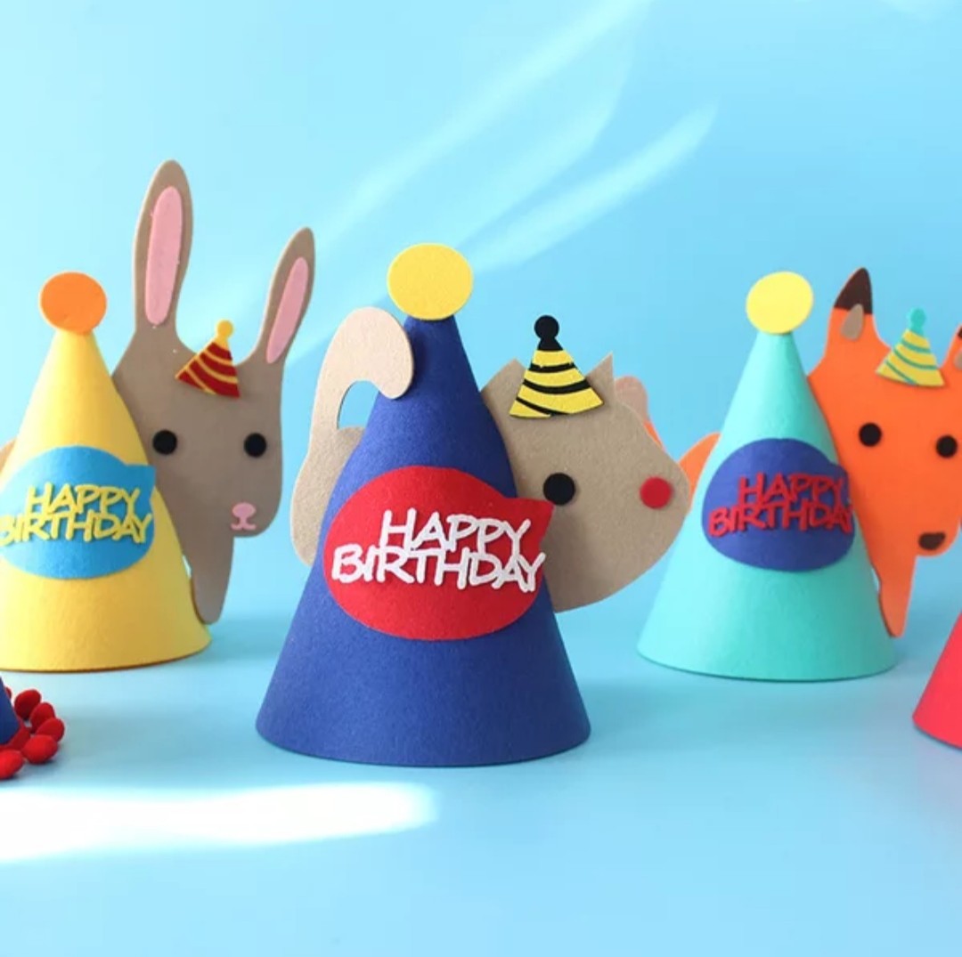 Birthday Party Hats for Adults & Kids - Colorful Cone Hats for Birthday Celebrations, Festive Events & Costume Parties