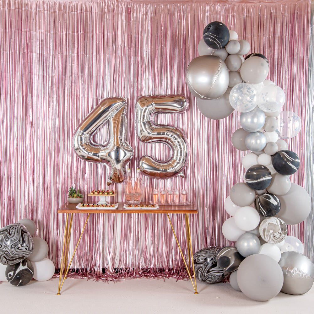 Balloonify Silver Mylar Number 5 Balloon - 40 Inch Large Foil Balloon for Birthday Parties, Anniversaries & Special Events (1 Count Box)