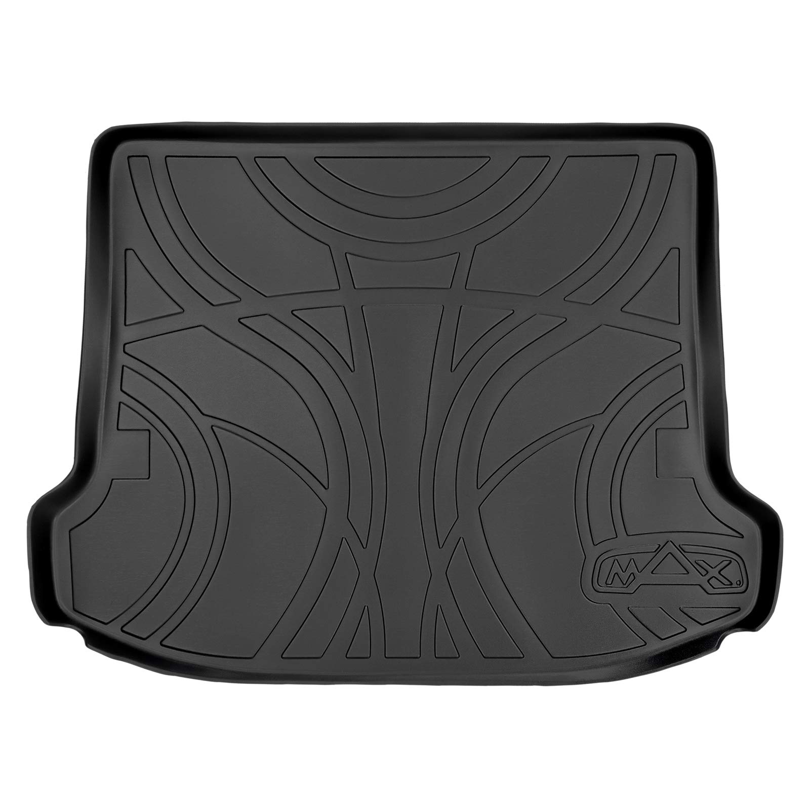 MAXLINER All-Weather Cargo Liner & Floor Mats for 2010-2016 Cadillac SRX - Heavy Duty Black Rubber Trunk Protector - Perfect for Pets, Groceries, and Outdoor Adventures