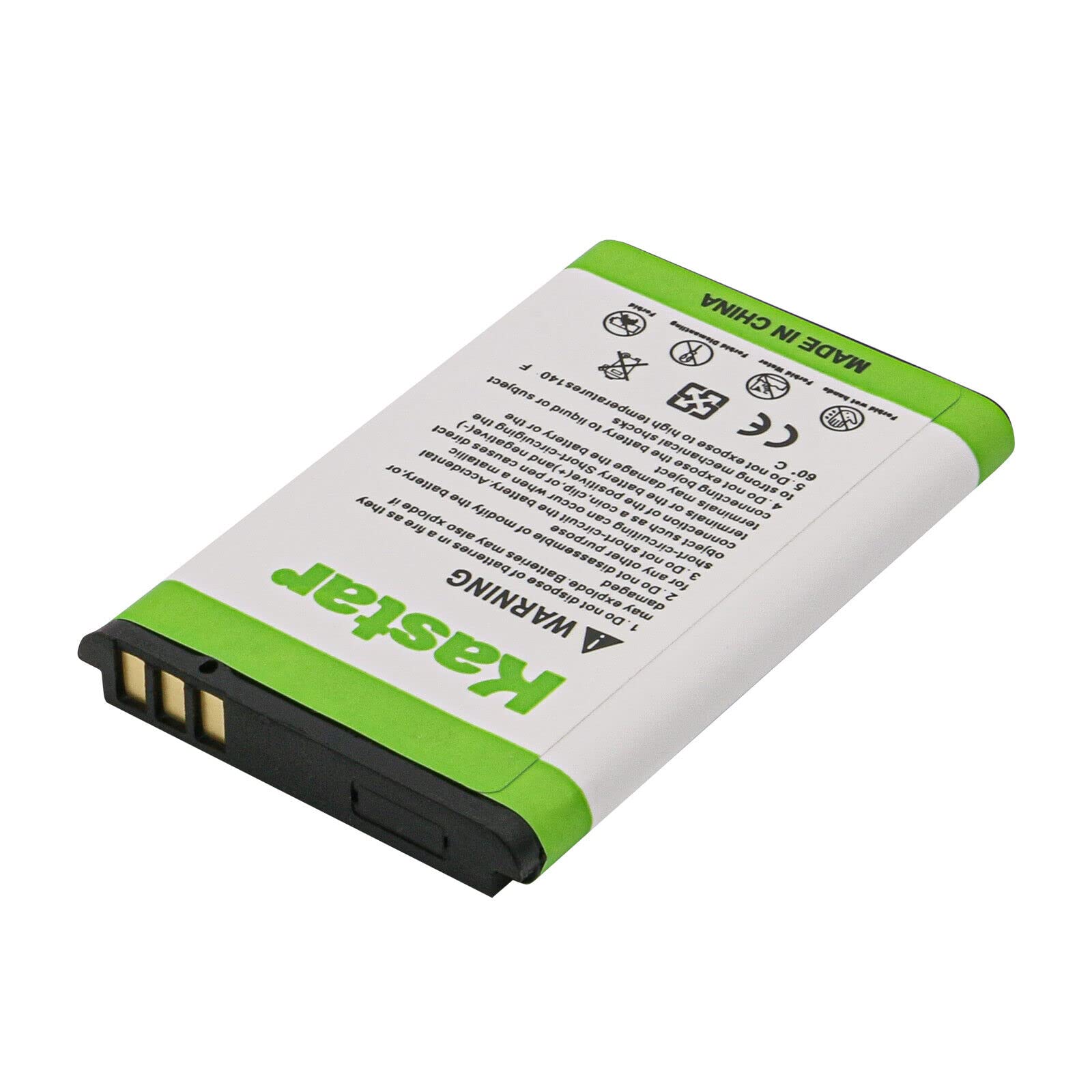 Kastar 3-Pack BL-5C Replacement Battery with Smart LCD Charger for NGM Boris/Clio/Dandy/Joy/Maxx/Oscar/Play/PM1111 - Perfect for Travel, Emergency Power & Daily Phone Use