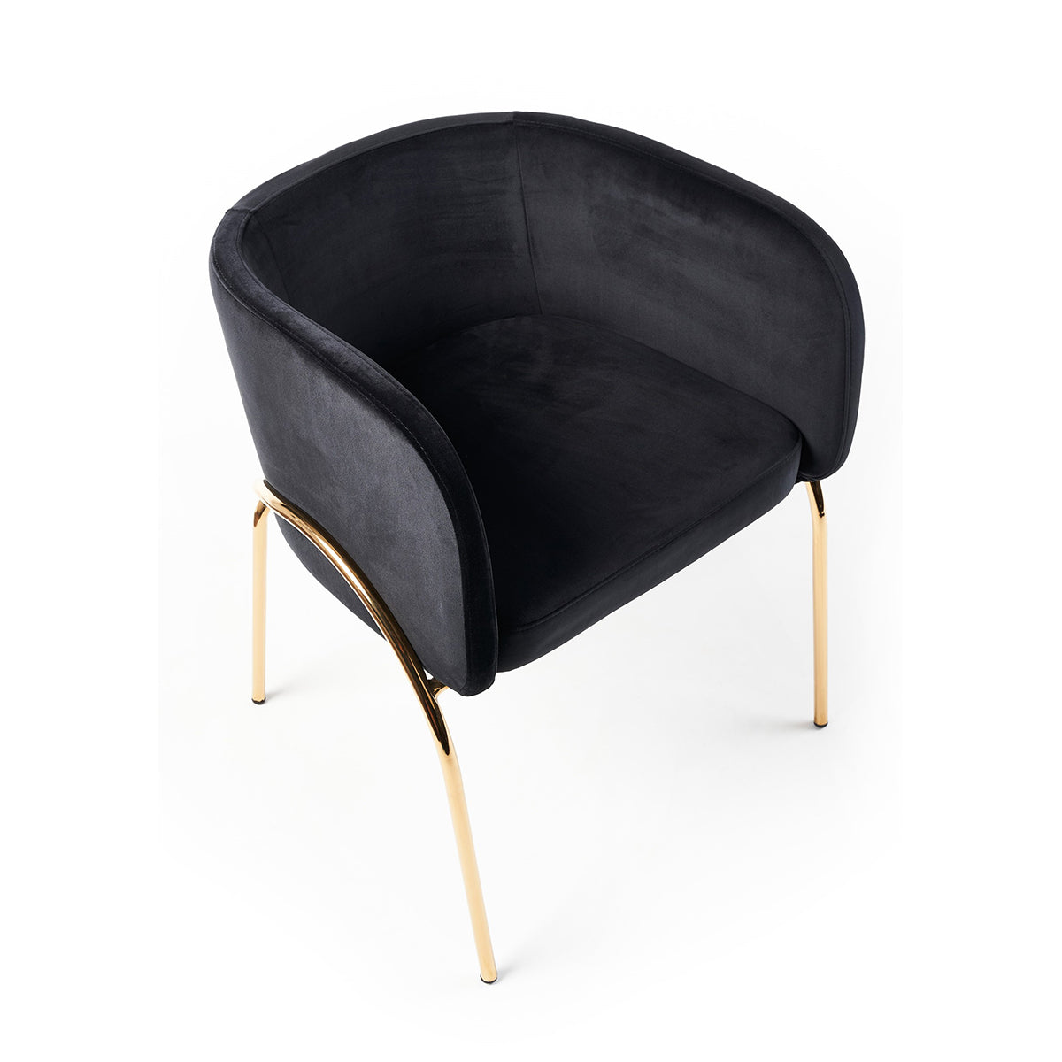 M Co Living Genevieve Chair - Modern Accent Chair for Living Room, Bedroom & Office - Stylish Upholstered Armchair with Wooden Legs - Perfect for Reading, Relaxing & Home Decor