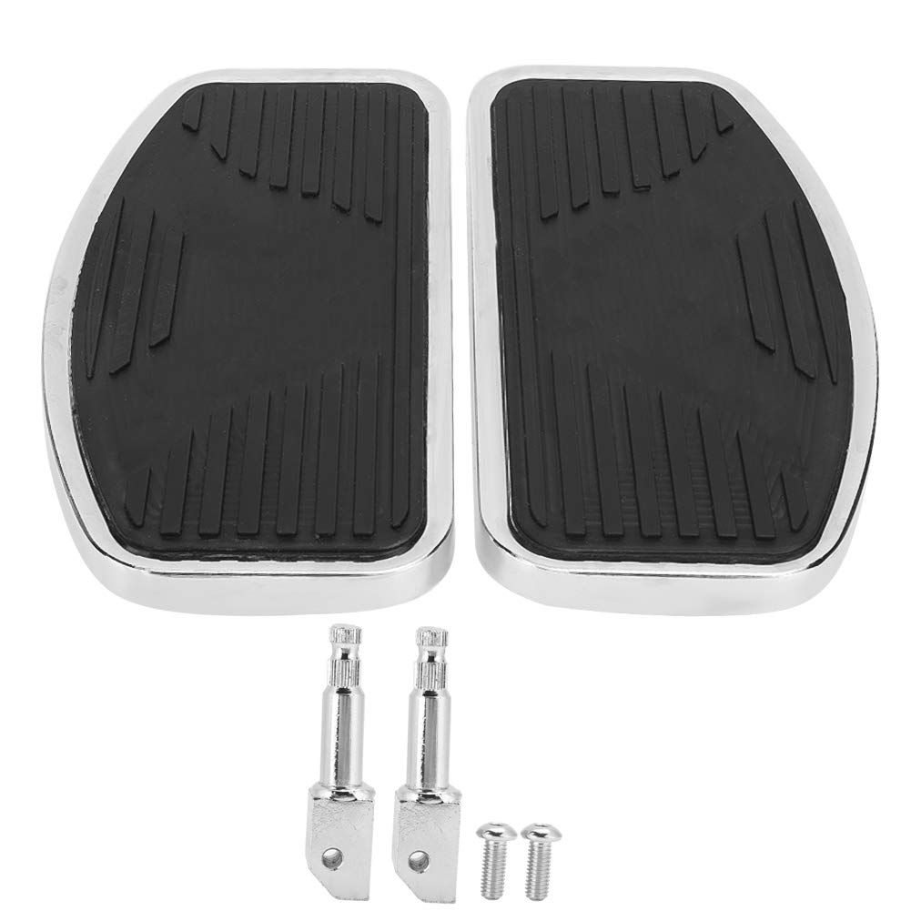 KIMISS Motorcycle Floorboards Front Footboard Rubber Insert Pedal Foot Peg Footrest for Honda Shadow ACE VT400/750 VT750DC Deluxe 1997-2003 - Durable Replacement for Comfortable Riding & Long Distance Touring