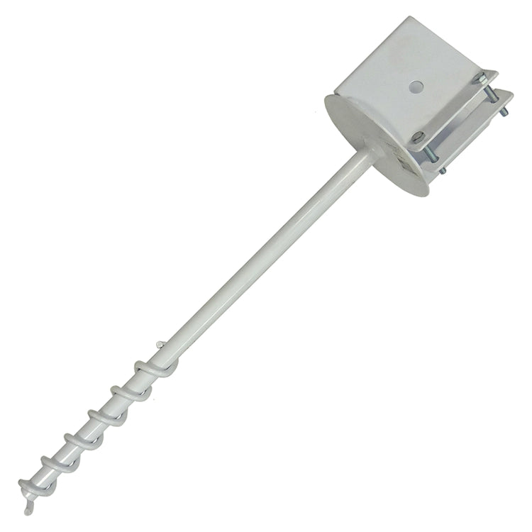 True 4x4 Ground Socket in White - Durable Outdoor Electrical Outlet for Patio, Garden & Landscape Lighting