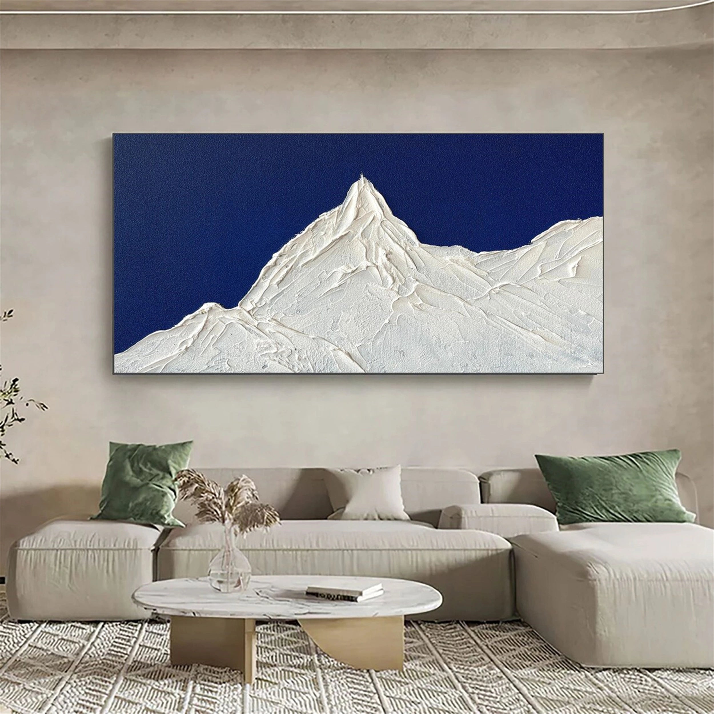 Minimalist Textured Plaster Art Painting - Abstract Wall Decor for Living Room, Bedroom & Office #MM109