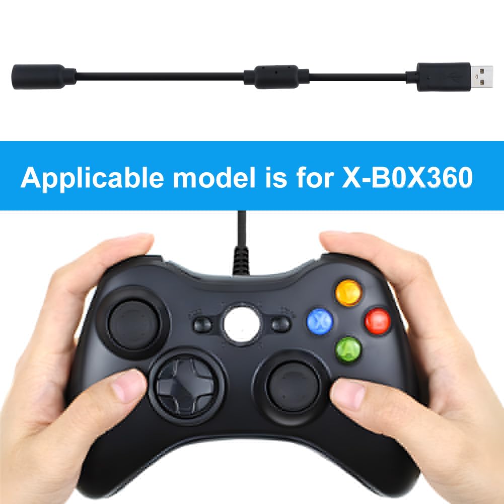 Xbox 360 Breakaway Wired Controller with USB Cable - Perfect for Gaming & Streaming