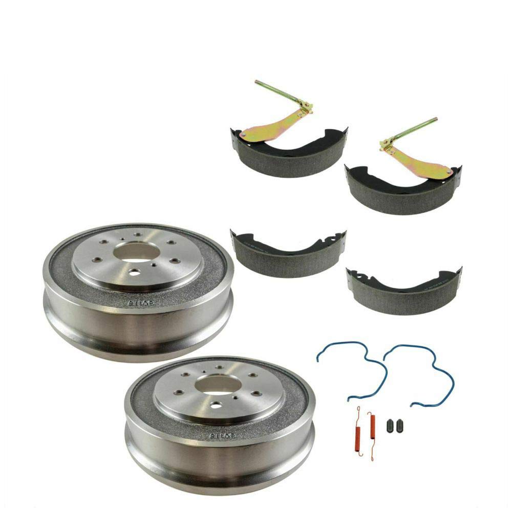 TOTMOX Rear Brake Drum Shoe Hardware Set Kit Compatible with 2005-2008 GMC Sierra & Chevy Silverado - Perfect for DIY Auto Repair & Brake Maintenance