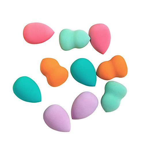 Shidara Beauty Blender Makeup Sponge Set - 10 Pack Watercolor Floral Sponges for Foundation, Concealer & Blending | Soft, Reusable Cosmetic Sponges for Flawless Makeup Application