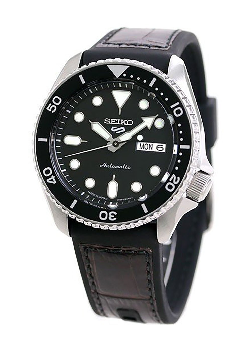 Seiko 5 Sports SBSA027 Automatic Mechanical Watch for Men - 2019 Japan Made JDM - Perfect for Business, Casual Wear & Watch Collectors