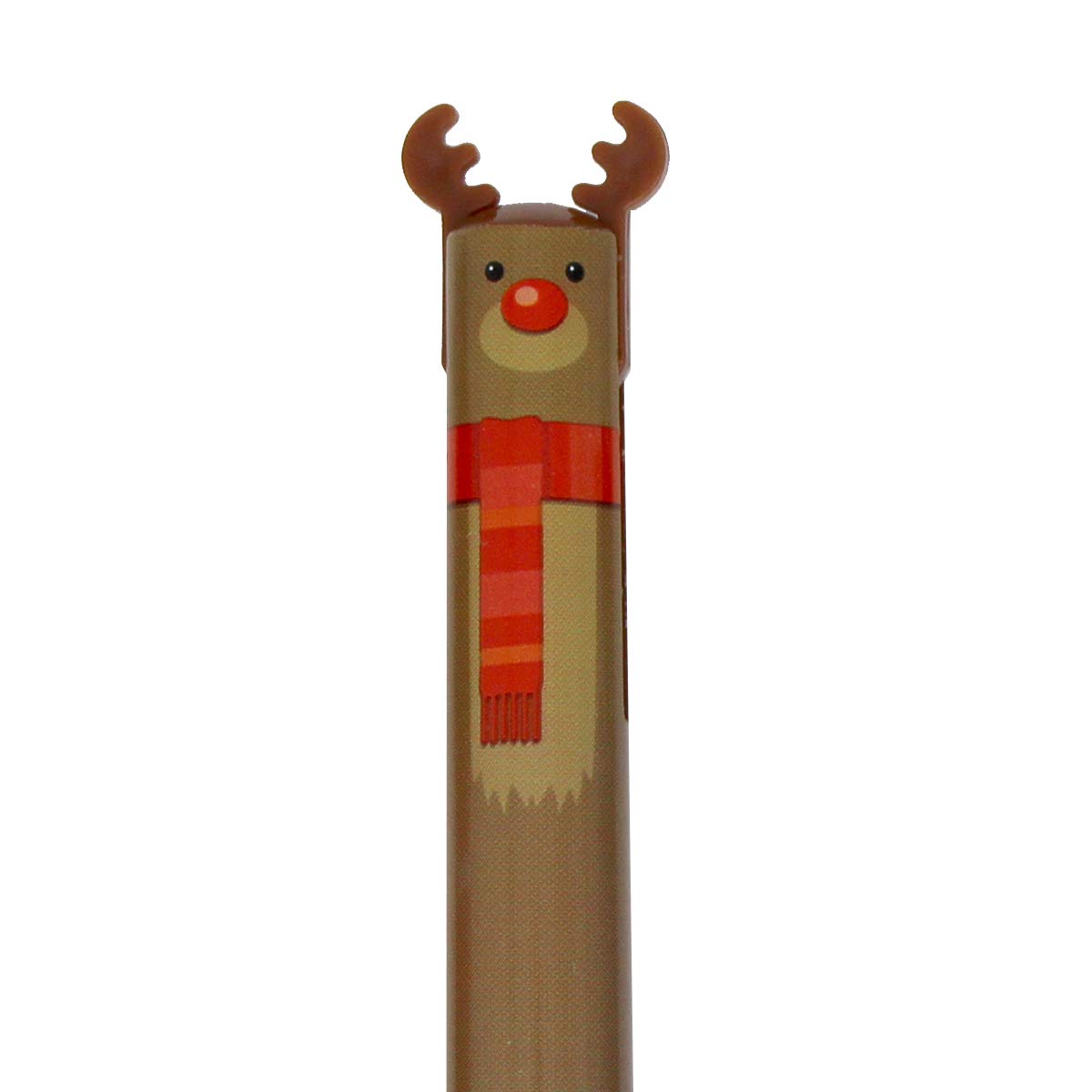 Twice as Nice 2 Color Click Pens - Happy Holiday Gift Set of 6 - Perfect for Office, School & Holiday Gifting