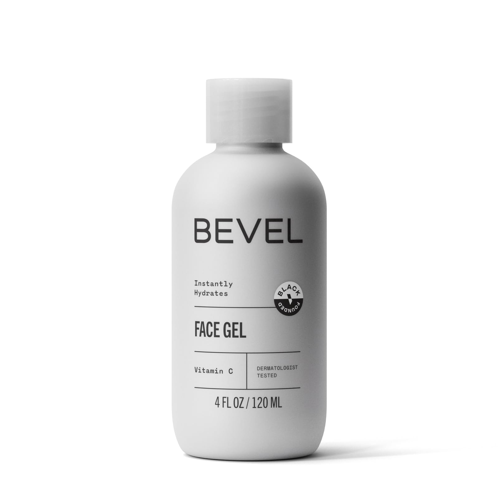 Bevel Men's Face Moisturizer with Vitamin C & Tea Tree Oil - Lightweight Hydrating Gel for Dry, Oily & Sensitive Skin - 4 Fl Oz Clear Formula (Packaging May Vary) | Daily Skincare Routine & Post-Shave Soothing Solution